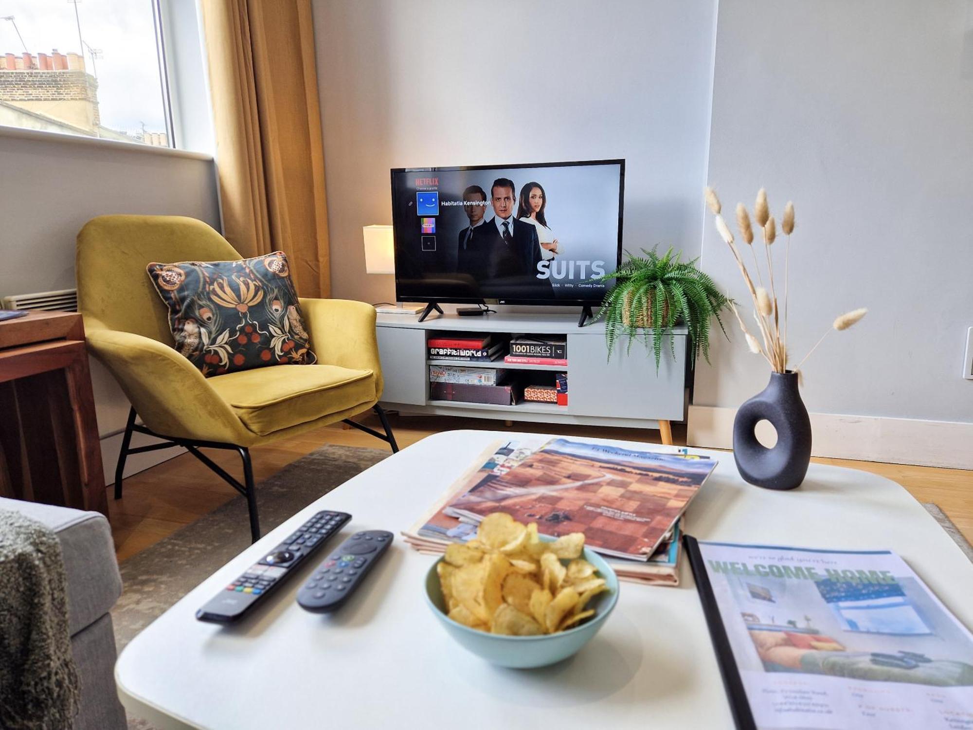 1-Bed Apartment, Close To Kensington Olympia With Free Wi-Fi & Netflix 伦敦 外观 照片