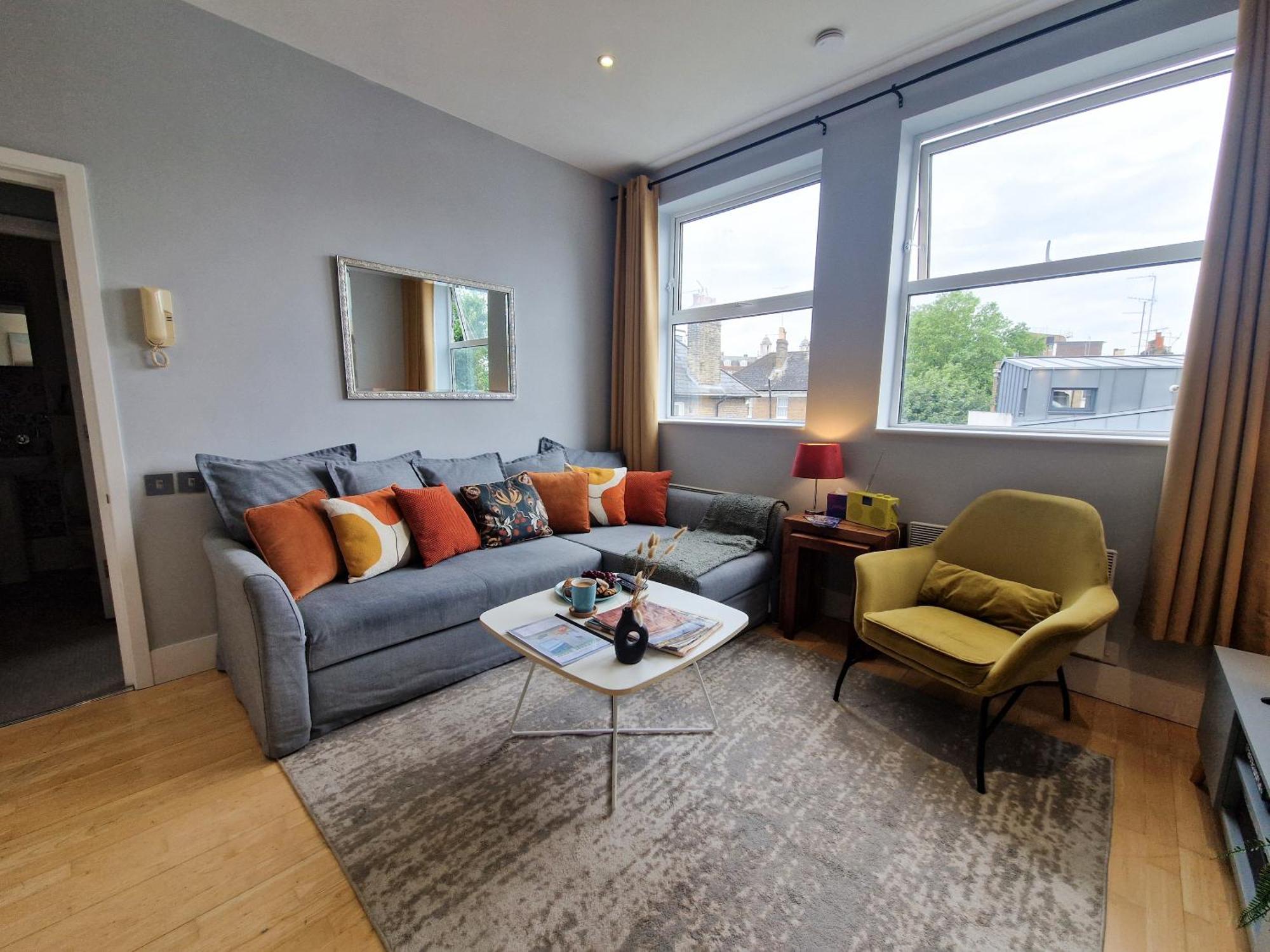 1-Bed Apartment, Close To Kensington Olympia With Free Wi-Fi & Netflix 伦敦 客房 照片